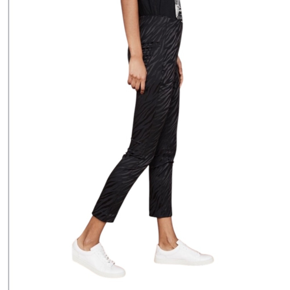 Rag & Bone Simone Zebra Stripe Crop Pants Navy Si… - image 2